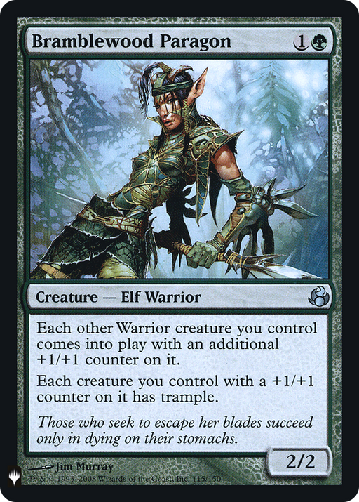 Bramblewood Paragon (LIST-115) [Mystery Booster] The List Foil MTG Single Wizards of the Coast
