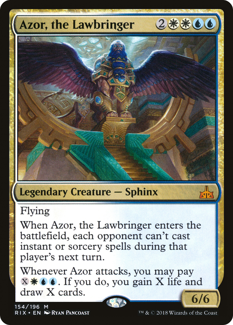 Azor, the Lawbringer (RIX-154) [Rivals of Ixalan] MTG Single Wizards of the Coast