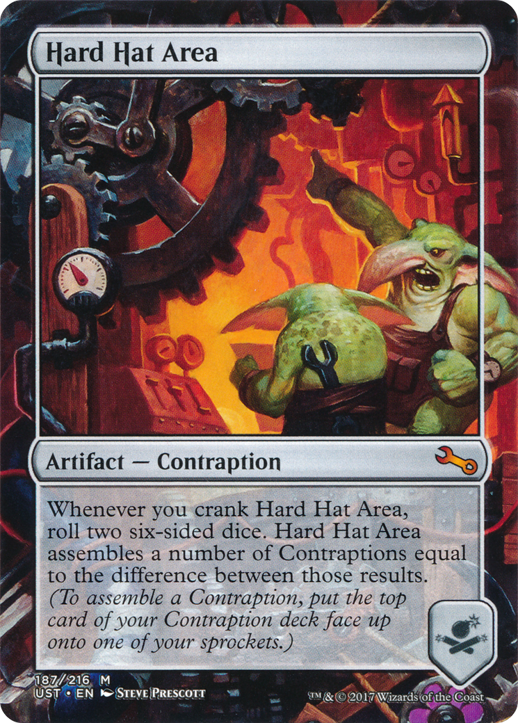 Hard Hat Area (UST-187) [Unstable] (Borderless) MTG Single Wizards of the Coast
