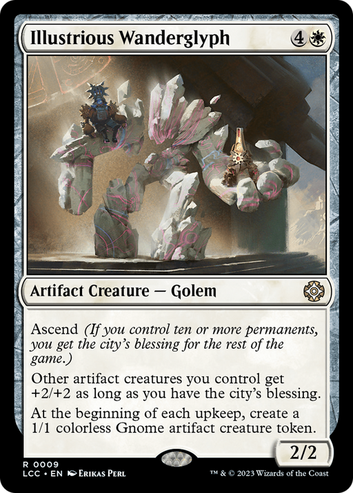Illustrious Wanderglyph (LCC-009) [The Lost Caverns of Ixalan Commander] MTG Single Wizards of the Coast