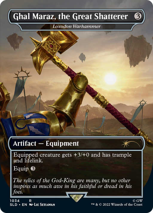 Ghal Maraz, the Great Shatterer - Loxodon Warhammer (SLD-1034) [Secret Lair] Drop (Borderless) MTG Single Wizards of the Coast