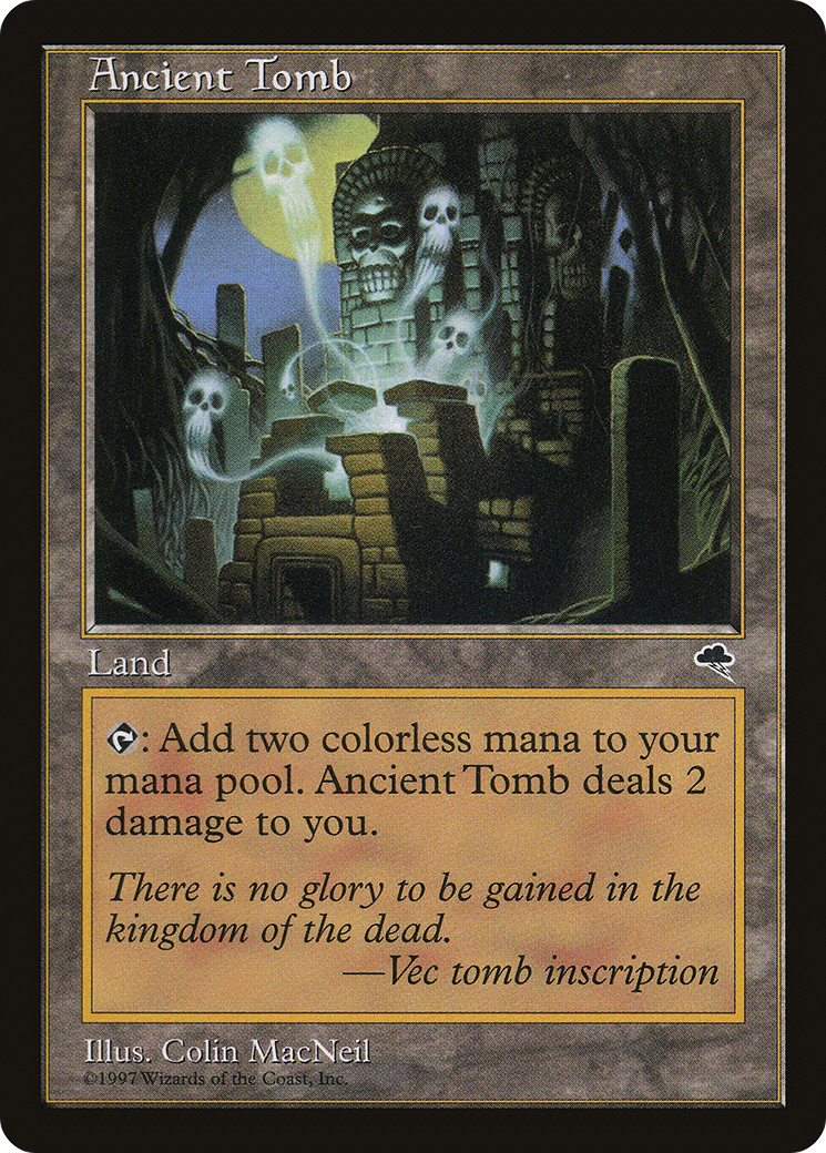 Ancient Tomb (TMP-315) [Tempest] MTG Single Wizards of the Coast