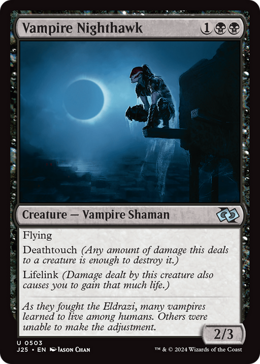 Vampire Nighthawk (J25-503) [Foundations Jumpstart] MTG Single Wizards of the Coast