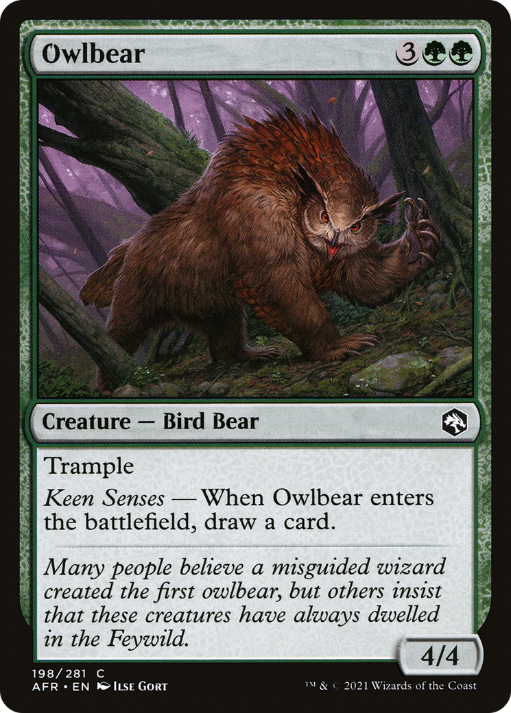 Owlbear (AFR-198) [Adventures in the Forgotten Realms] MTG Single Wizards of the Coast