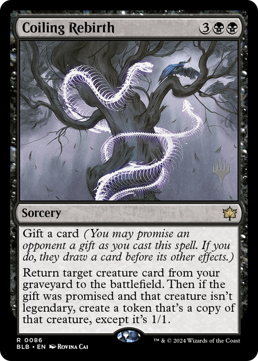 Coiling Rebirth (PPBLB-086) [Bloomburrow Promos] Foil MTG Single Wizards of the Coast