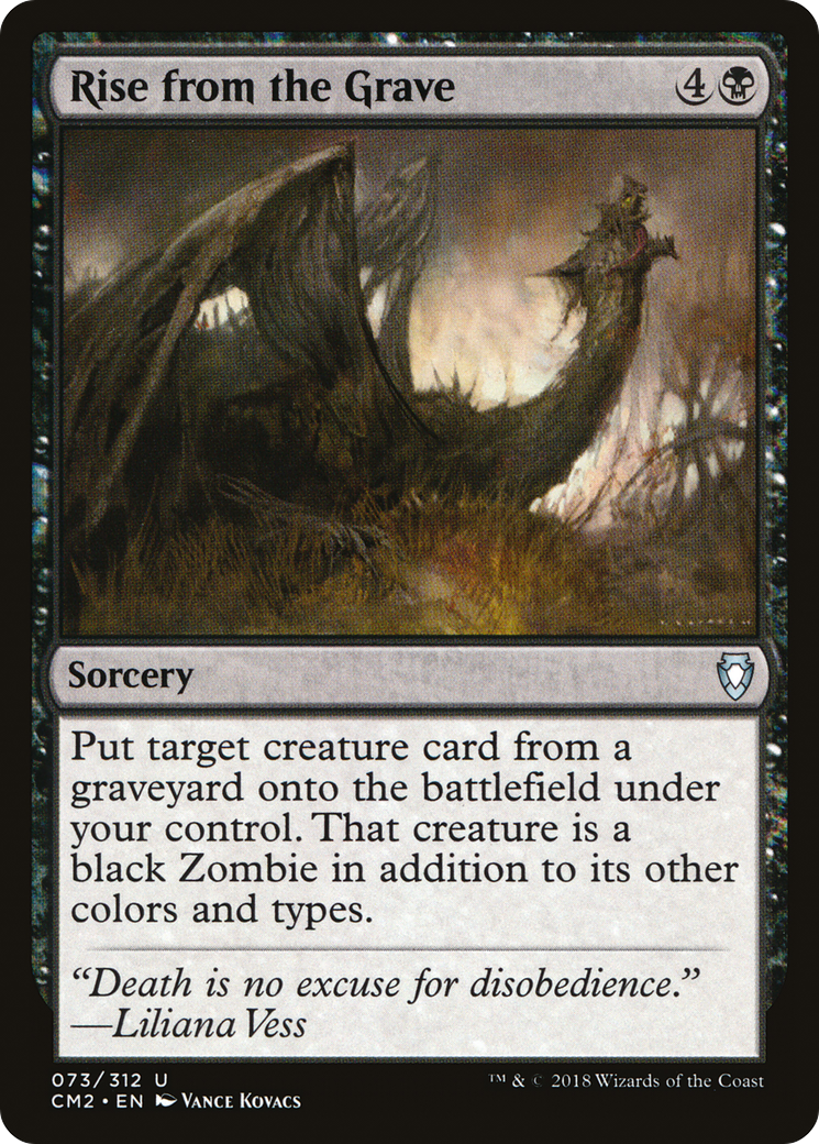 Rise from the Grave (CM2-073) [Commander Anthology Volume II] MTG Single Wizards of the Coast