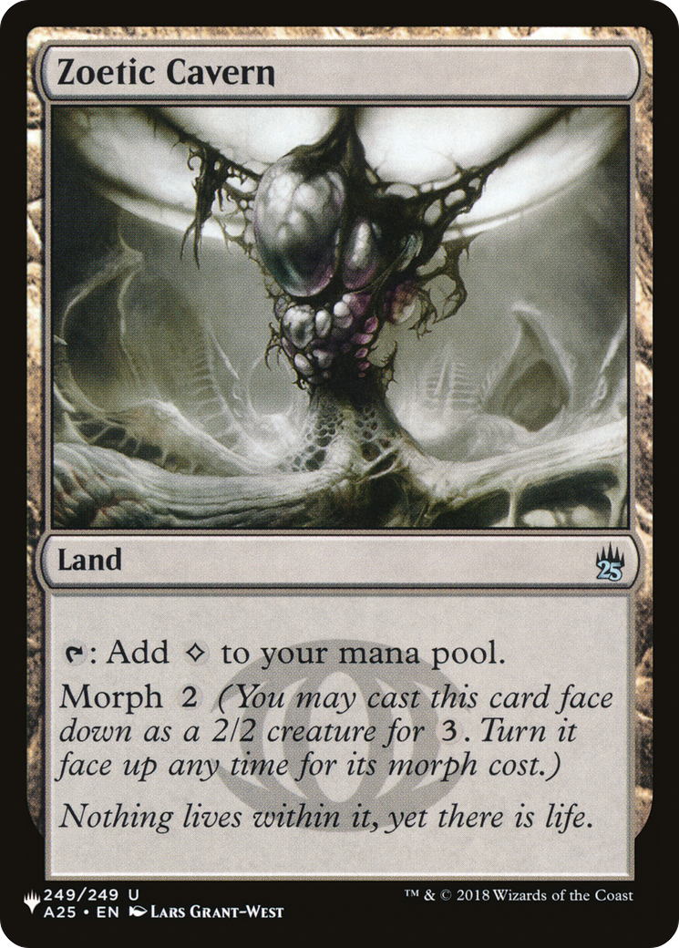 Zoetic Cavern (LIST-A25-249) [Mystery Booster] The List MTG Single Wizards of the Coast