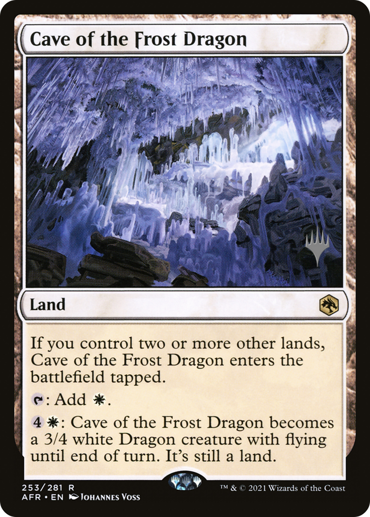 Cave of the Frost Dragon (PPAFR-253) [Adventures in the Forgotten Realms Promos] MTG Single Wizards of the Coast