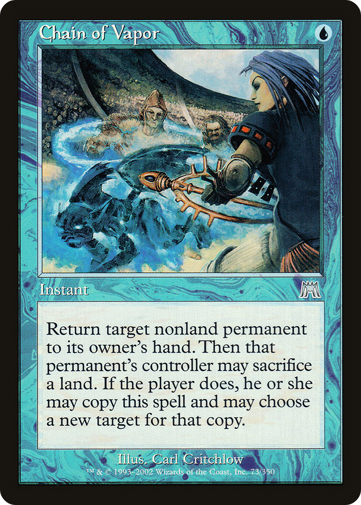 Chain of Vapor (ONS-073) [Onslaught] Foil MTG Single Wizards of the Coast