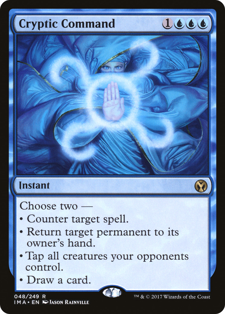 Cryptic Command (IMA-048) [Iconic Masters] Foil MTG Single Wizards of the Coast