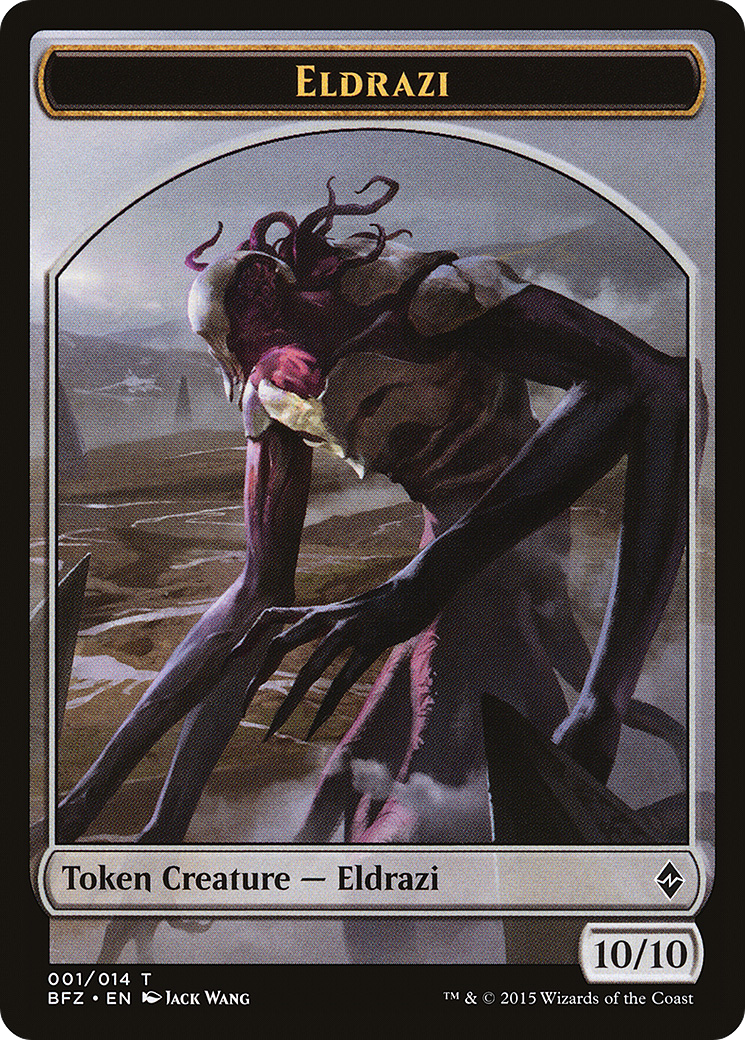 Eldrazi Token (BFZ-001) [Tokens] Battle for Zendikar Tokens MTG Single Wizards of the Coast