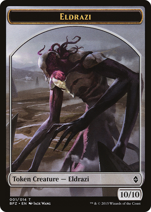 Eldrazi Token (BFZ-001) [Tokens] Battle for Zendikar Tokens MTG Single Wizards of the Coast