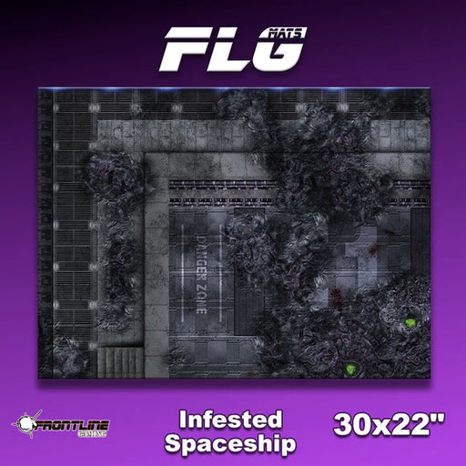 Frontline Gaming: Mats - Infested Spaceship 30x22" Gaming Mat FLG