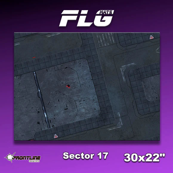 Frontline Gaming: Mats - Sector 17 30x22" Gaming Mat FLG