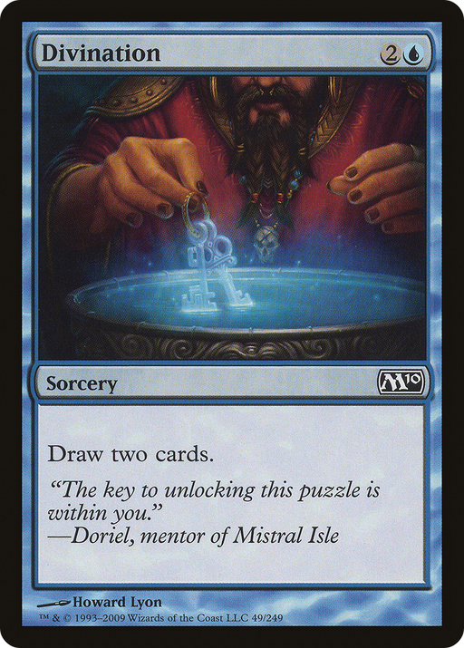 Divination (M10-049) [Magic 2010] Foil MTG Single Wizards of the Coast