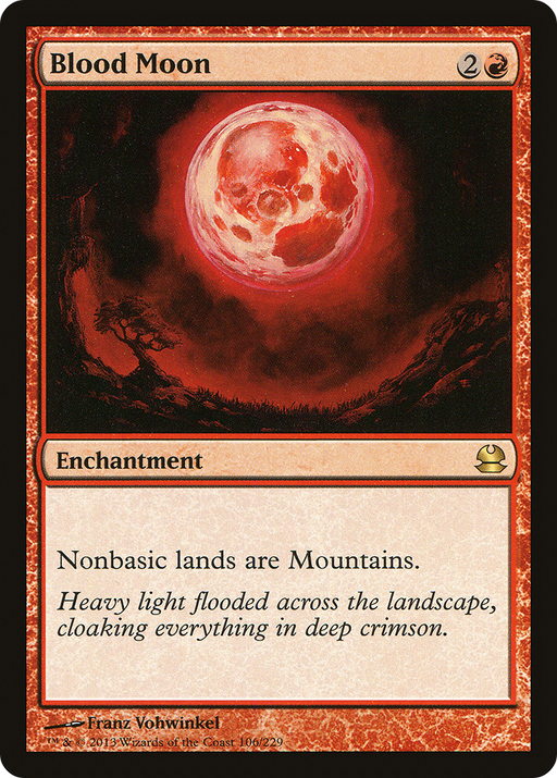 Blood Moon (MMA-106) [Modern Masters] Foil MTG Single Wizards of the Coast