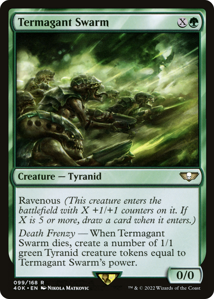 Termagant Swarm (40K-099) [Warhammer 40,000 Commander] MTG Single Wizards of the Coast