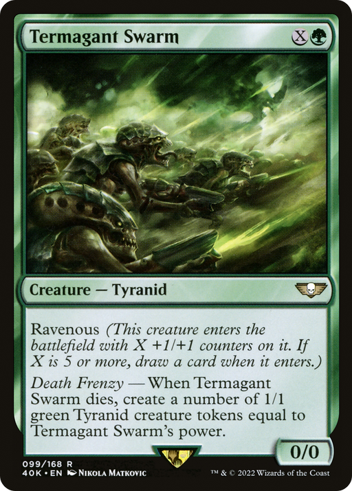 Termagant Swarm (40K-099) [Warhammer 40,000 Commander] MTG Single Wizards of the Coast