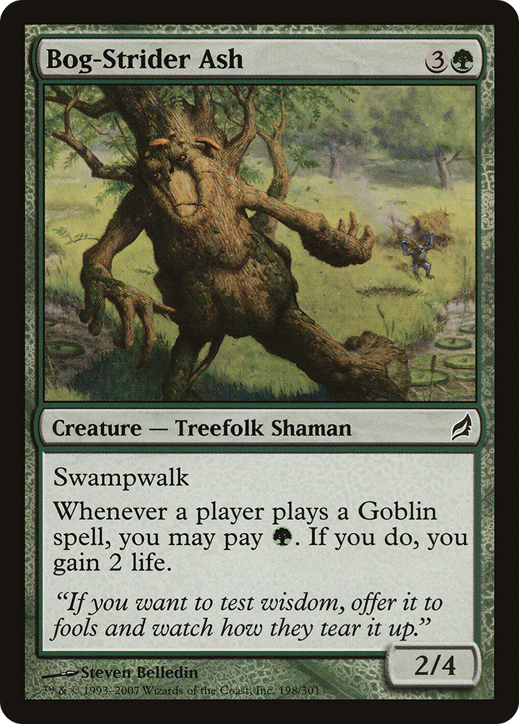 Bog-Strider Ash (LRW-198) [Lorwyn] MTG Single Wizards of the Coast