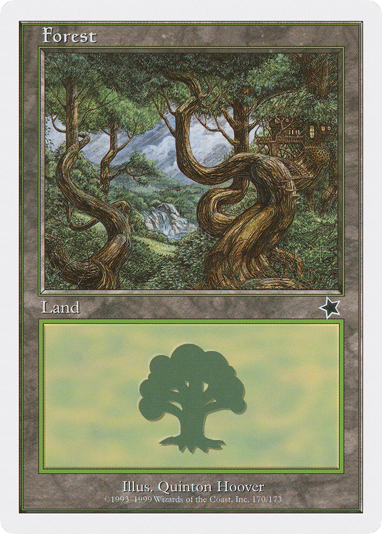 Forest (S99-170) [Misc] Starter 1999 MTG Single Wizards of the Coast