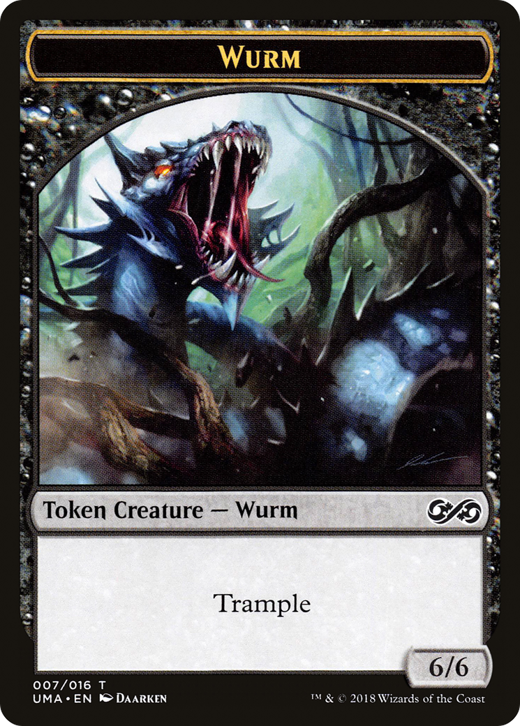 Wurm Token [Ultimate Masters Tokens] MTG Single Magic: The Gathering
