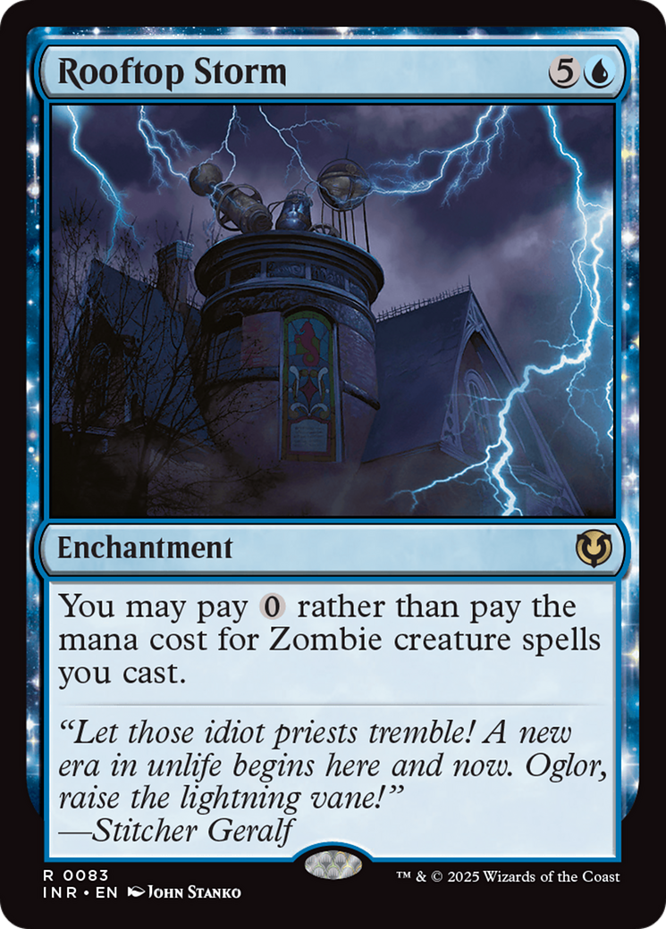 Rooftop Storm (INR-083) [Innistrad Remastered] MTG Single Wizards of the Coast