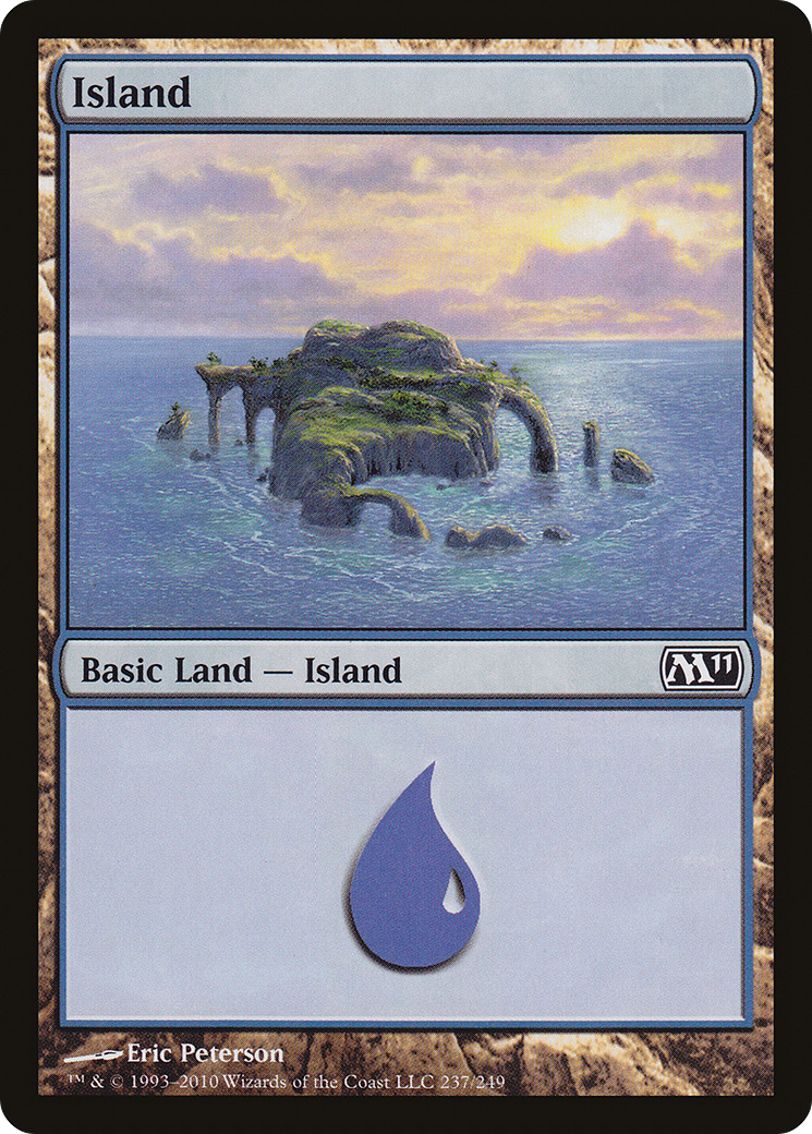 Island (M11-237) [Magic 2011] MTG Single Wizards of the Coast