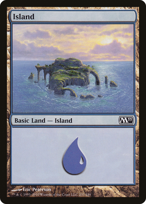 Island (M11-237) [Magic 2011] MTG Single Wizards of the Coast