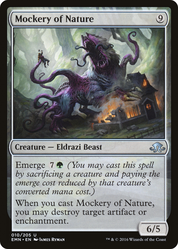 Mockery of Nature (EMN-010) [Eldritch Moon] Foil MTG Single Wizards of the Coast