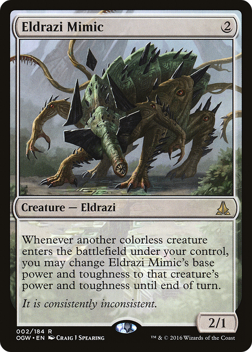 Eldrazi Mimic (OGW-002) [Oath of the Gatewatch] Foil MTG Single Wizards of the Coast