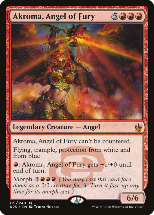 Akroma, Angel of Fury (A25-119) [Masters 25] MTG Single Wizards of the Coast