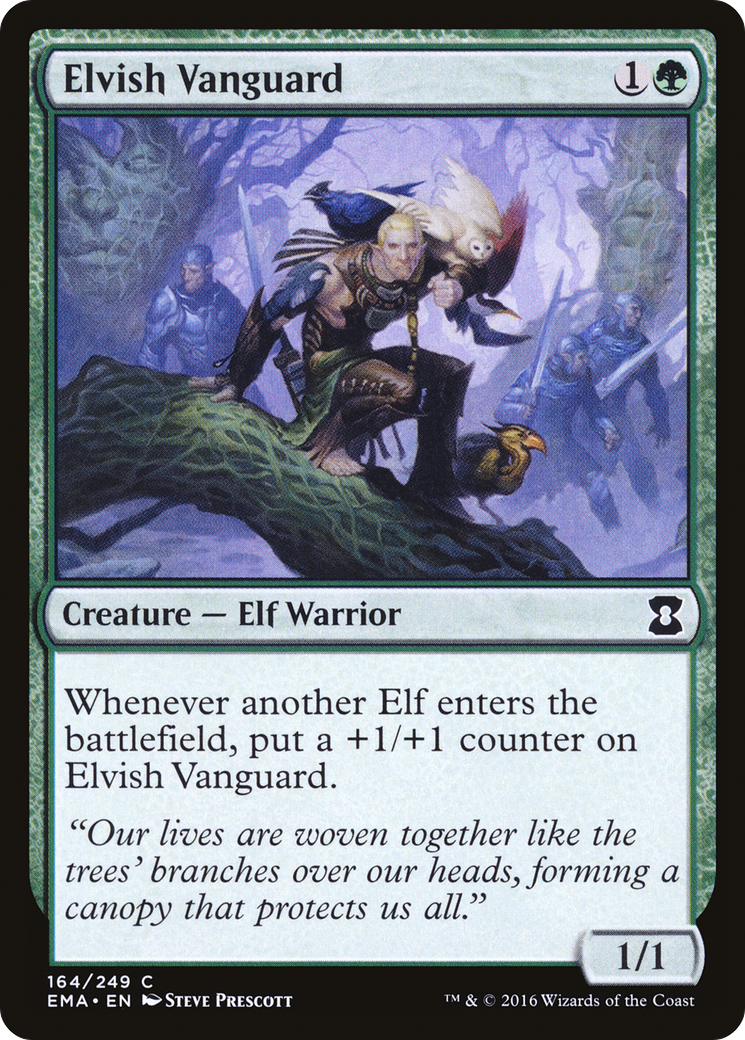 Elvish Vanguard (EMA-164) [Eternal Masters] MTG Single Wizards of the Coast