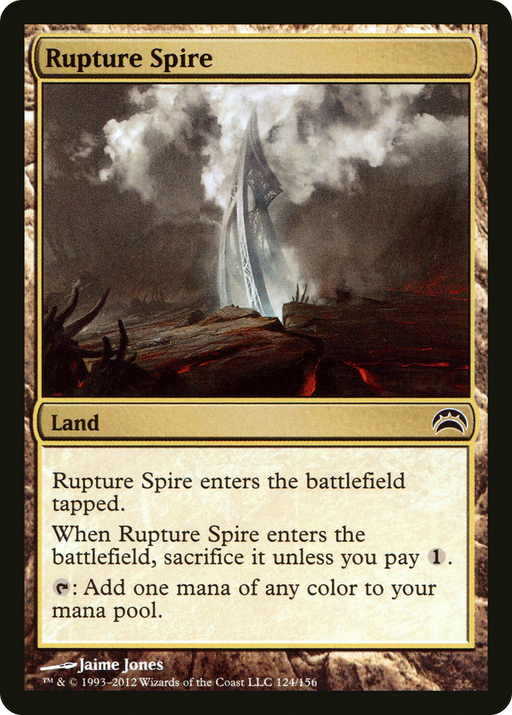 Rupture Spire (PC2-124) [Misc] Planechase 2012 Foil MTG Single Wizards of the Coast