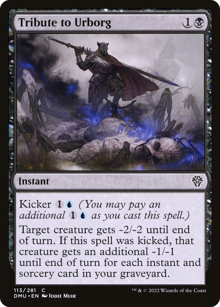 Tribute to Urborg (DMU-113) [Dominaria United] MTG Single Wizards of the Coast