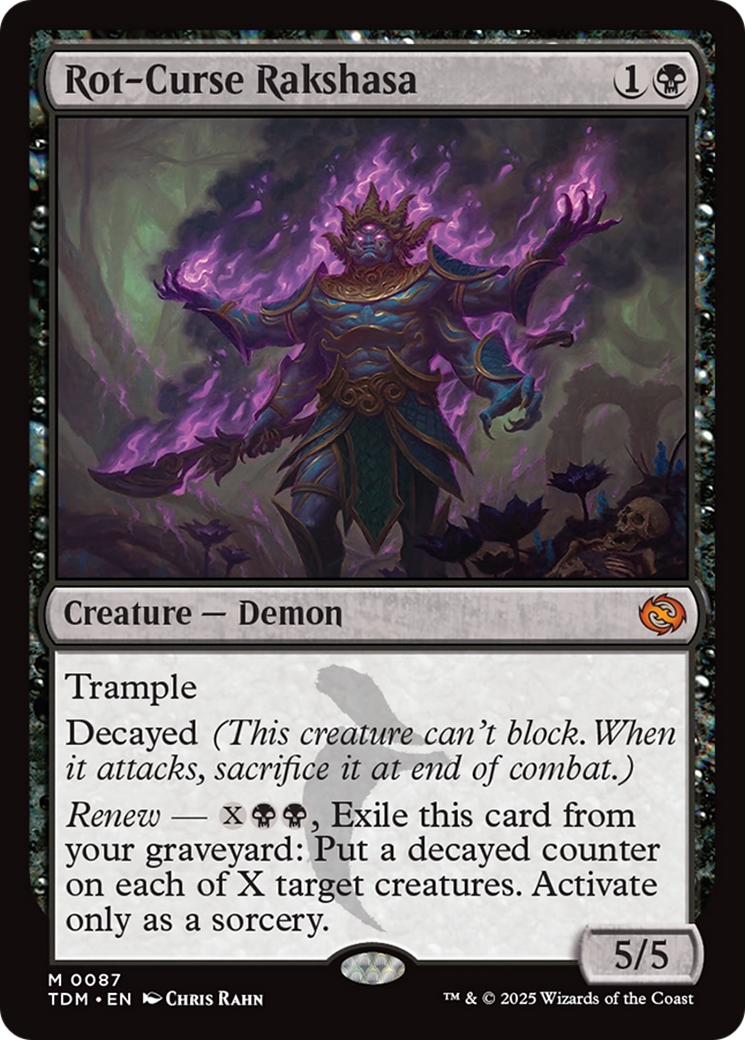 Rot-Curse Rakshasa (TDM-087) [Tarkir: Dragonstorm] MTG Single Wizards of the Coast