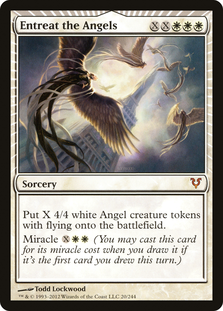 Entreat the Angels (AVR-020) [Avacyn Restored] MTG Single Wizards of the Coast