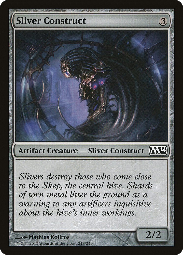 Sliver Construct (M14-218) [Magic 2014] MTG Single Wizards of the Coast