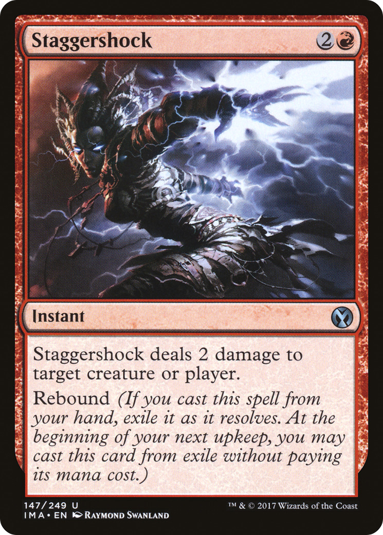 Staggershock (IMA-147) [Iconic Masters] MTG Single Wizards of the Coast