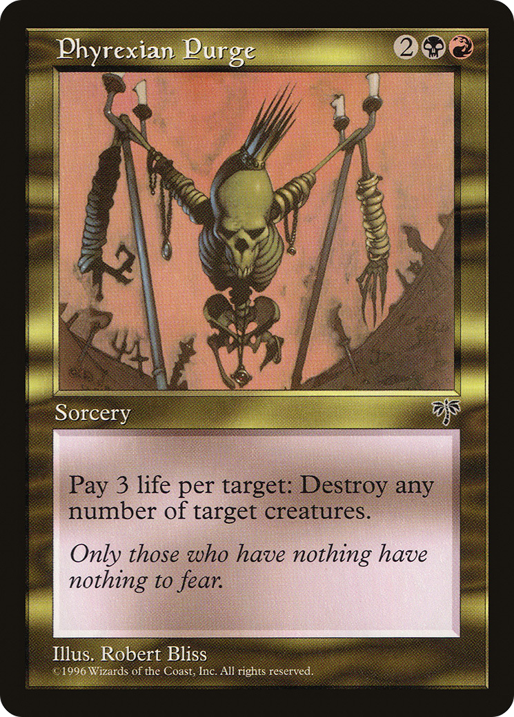 Phyrexian Purge (MIR-273) [Mirage] MTG Single Wizards of the Coast