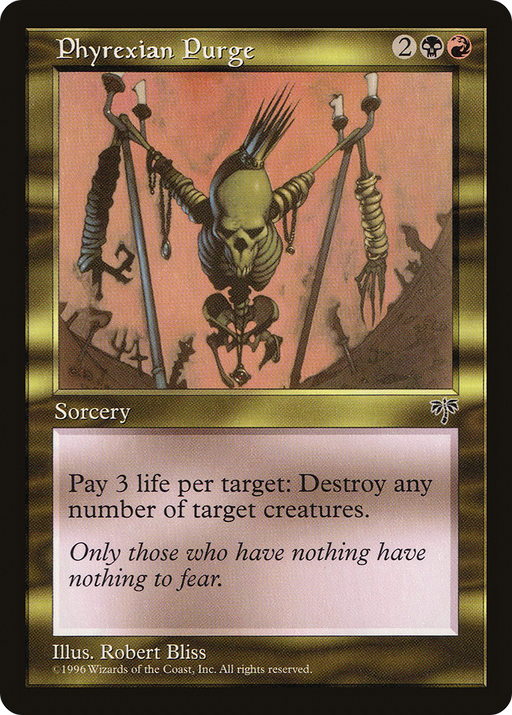 Phyrexian Purge (MIR-273) [Mirage] MTG Single Wizards of the Coast