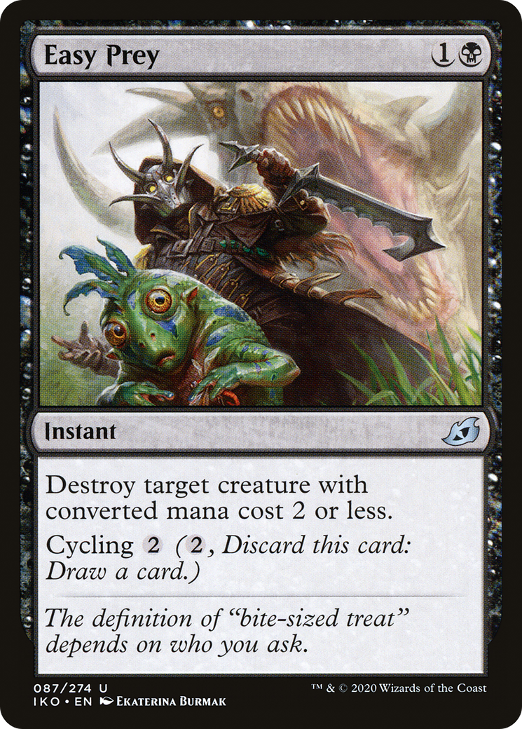 Easy Prey (IKO-087) [Ikoria: Lair of Behemoths] MTG Single Wizards of the Coast