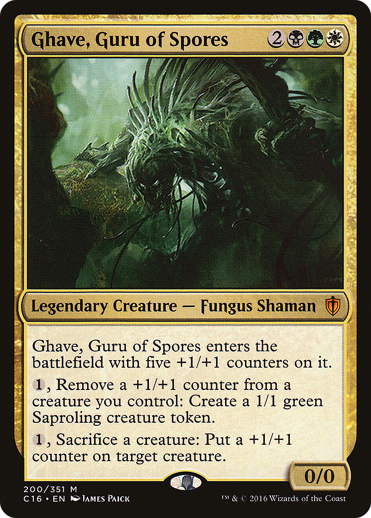 Ghave, Guru of Spores (C16-200) [Commander 2016] MTG Single Wizards of the Coast