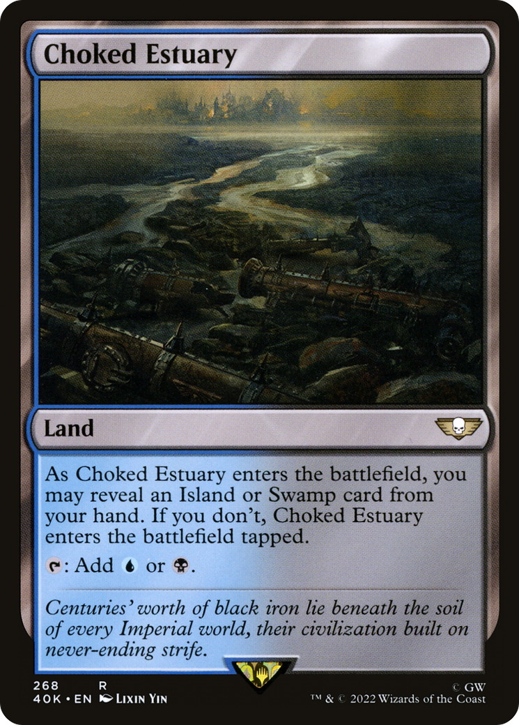Choked Estuary (40K-268) [Warhammer 40,000 Commander] MTG Single Wizards of the Coast