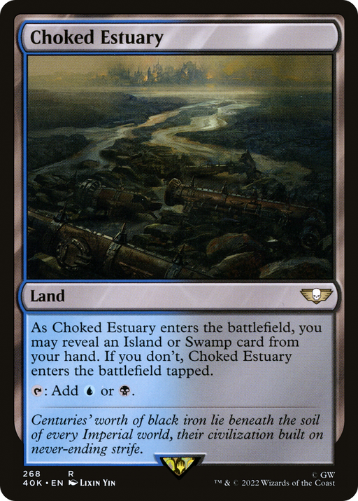 Choked Estuary (40K-268) [Warhammer 40,000 Commander] MTG Single Wizards of the Coast