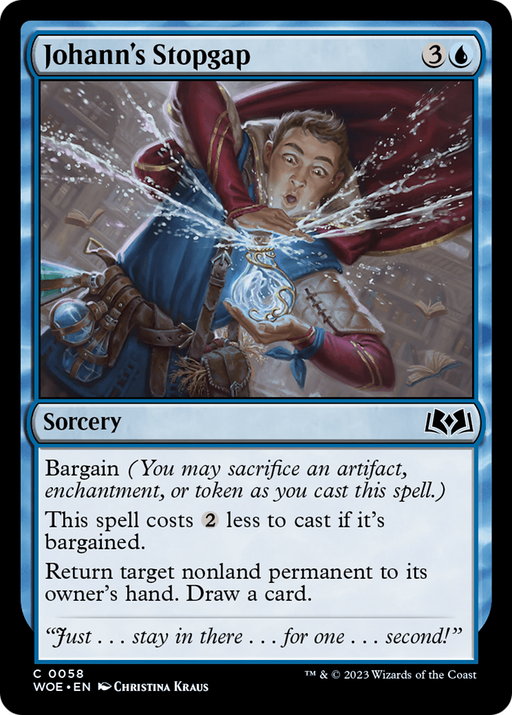 Johann's Stopgap (WOE-058) [Wilds of Eldraine] Foil MTG Single Wizards of the Coast