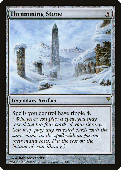 Thrumming Stone (CSP-142) [Coldsnap] MTG Single Wizards of the Coast