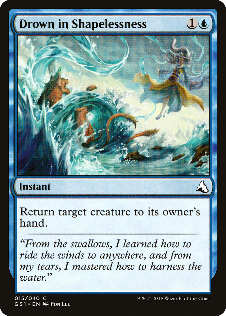 Drown in Shapelessness (GS1-015) [Misc] Global Series Jiang Yanggu & Mu Yanling MTG Single Wizards of the Coast