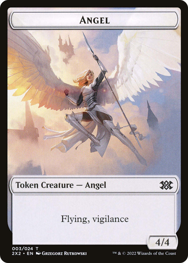 Angel (T2X2-003) [Tokens] Double Masters 2022 Tokens Foil MTG Single Wizards of the Coast