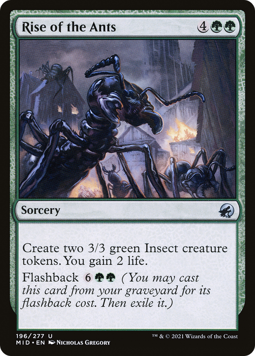 Rise of the Ants (MID-196) [Innistrad: Midnight Hunt] MTG Single Wizards of the Coast