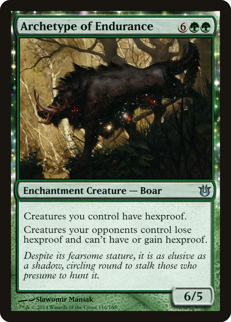 Archetype of Endurance (BNG-116) [Born of the Gods] MTG Single Wizards of the Coast